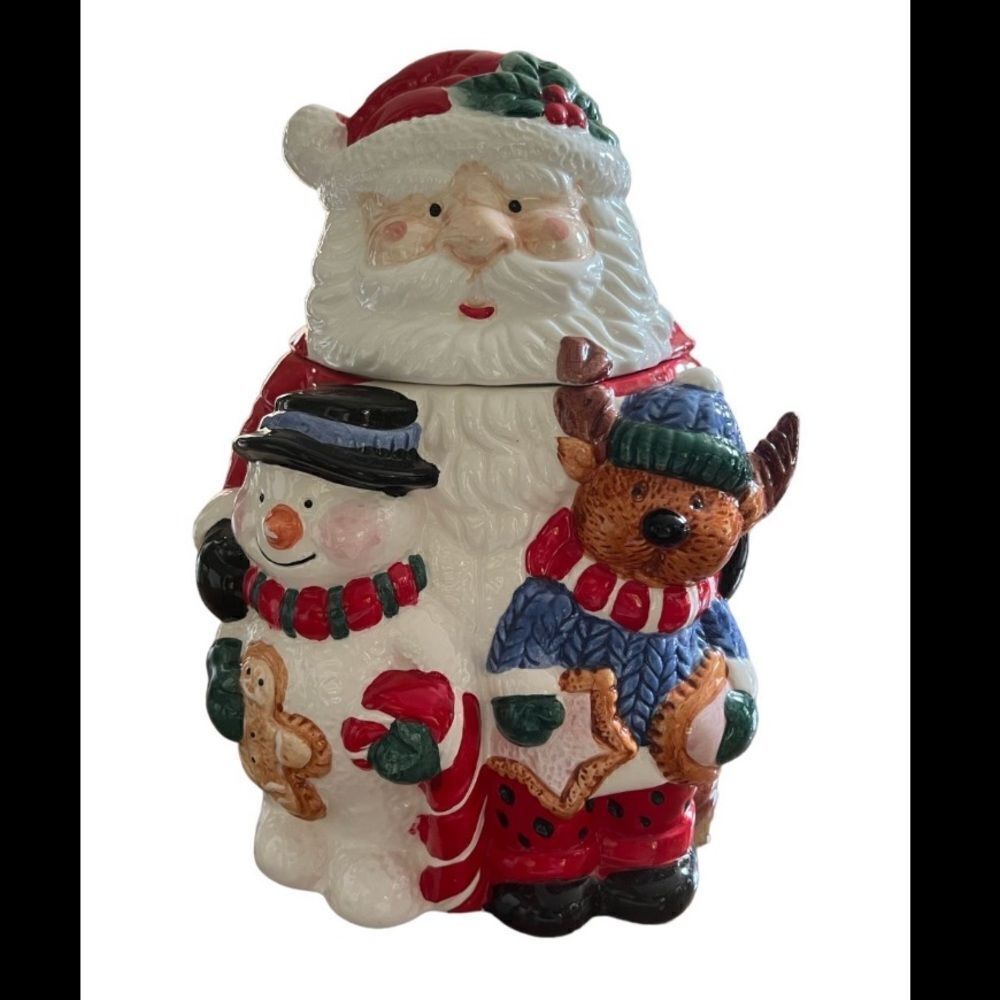 Santa Cookie Jar